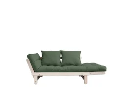 Karup Design Beat Bäddsoffa Natur/Olive Green 200cm