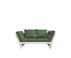 Karup Design Beat Bäddsoffa Natur/Olive Green 200cm