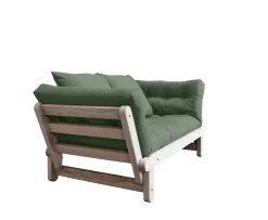 Karup Design Beat Bäddsoffa Natur/Olive Green 200cm