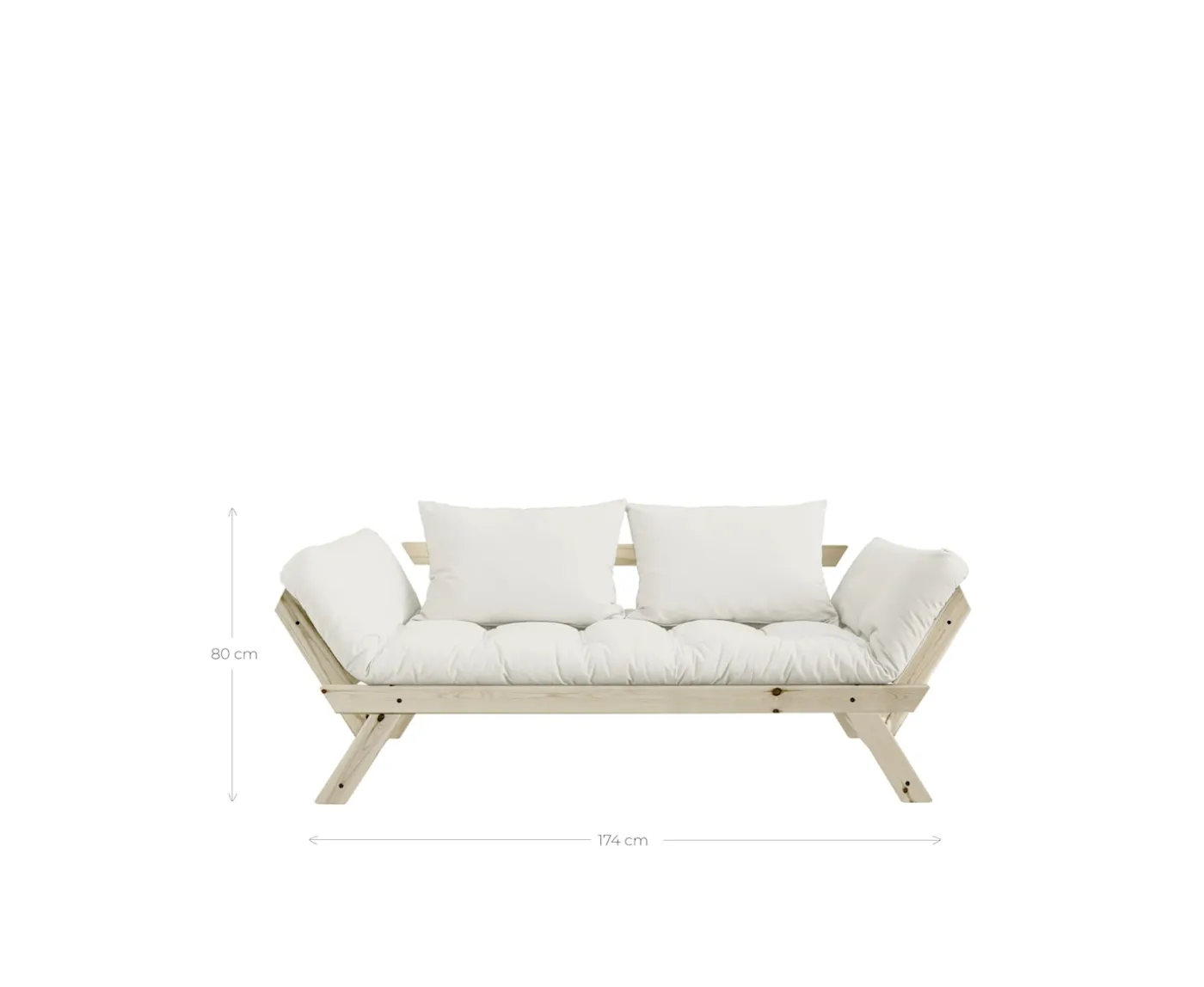Karup Design Bebop Dagbädd Natur/Beige 174cm