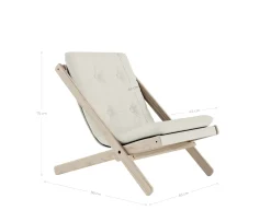 Karup Design Boogie Loungestol Natur/Linen