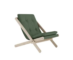 Karup Design Boogie Loungestol Natur/Olive Green