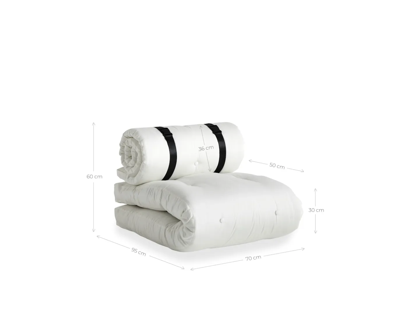 Karup Design Buckle-Up Outdoor Loungemadrass Beige