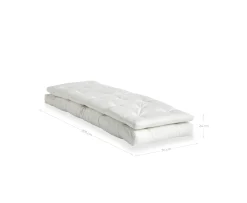 Karup Design Buckle-Up Outdoor Loungemadrass White