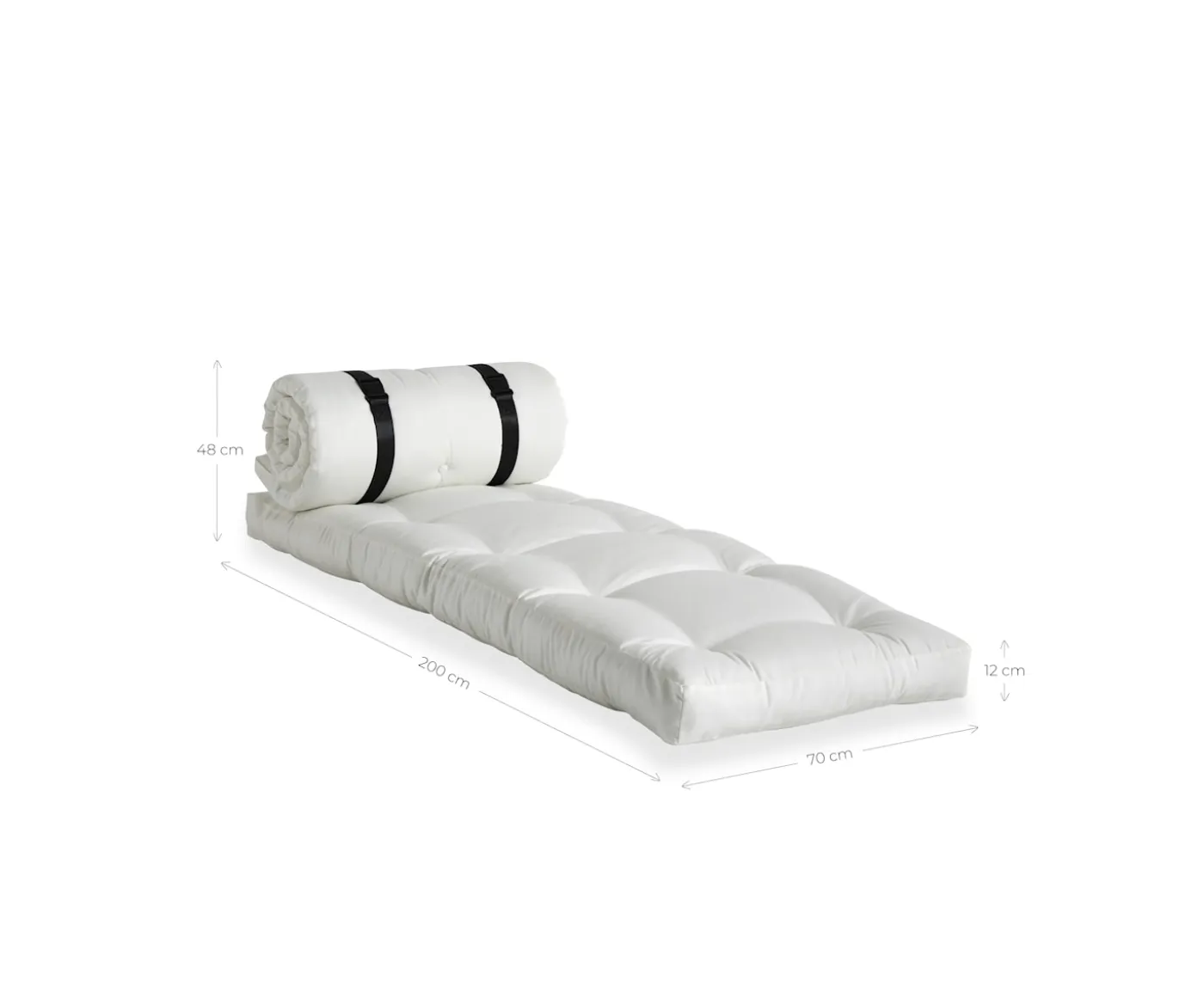 Karup Design Buckle-Up Outdoor Loungemadrass White