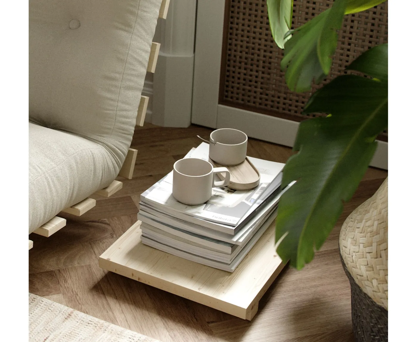 Karup Design Dock Sängbord Natur 34x45 2-pack