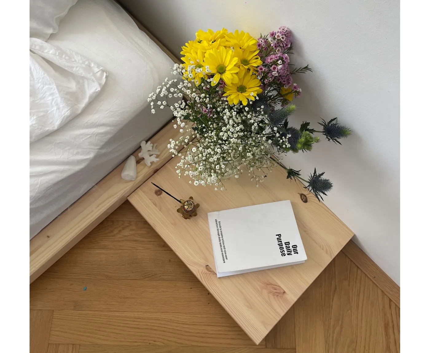 Karup Design Dock Sängbord Natur 34x45 2-pack