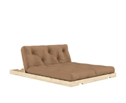 Karup Design Flip Bäddsoffa Raw ink madrass Mocca 140x200