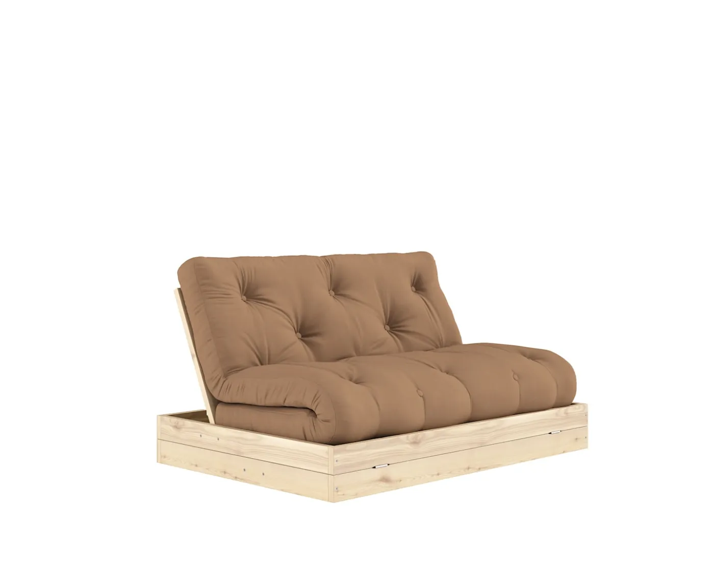 Karup Design Flip Bäddsoffa Raw ink madrass Mocca 140x200