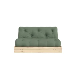 Karup Design Flip Bäddsoffa Raw ink madrass Olive Green 140x200
