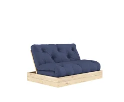 Karup Design Flip Bäddsoffa Raw ink madrass Petrol Blue 140x200