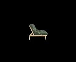 Karup Design Folk Bäddsoffa Natur/Olive Green 190cm