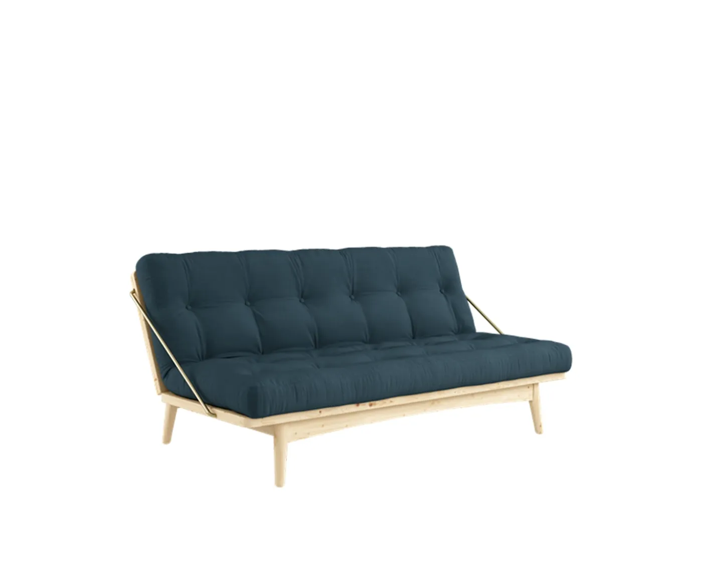 Karup Design Folk Bäddsoffa Natur/Petrol Blue 190cm
