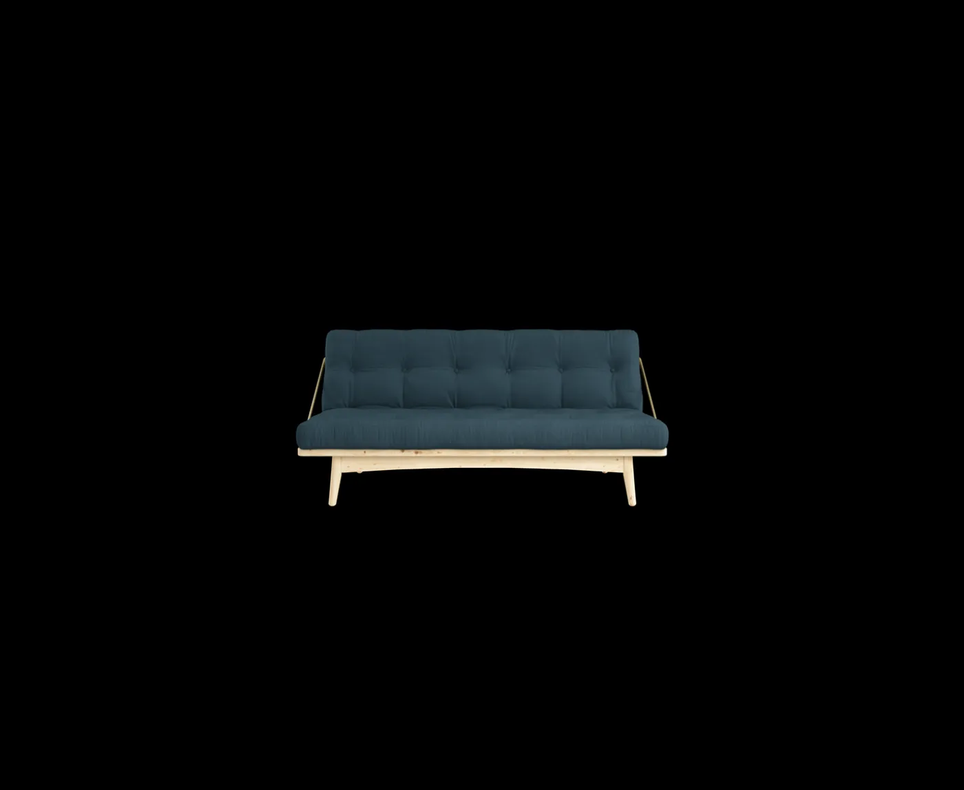Karup Design Folk Bäddsoffa Natur/Petrol Blue 190cm