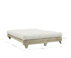 Karup Design Fresh Bäddsoffa Natur/Linen 200cm