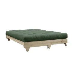 Karup Design Fresh Bäddsoffa Natur/Olive Green 200cm