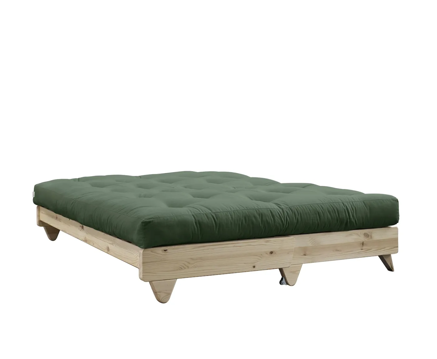 Karup Design Fresh Bäddsoffa Natur/Olive Green 200cm
