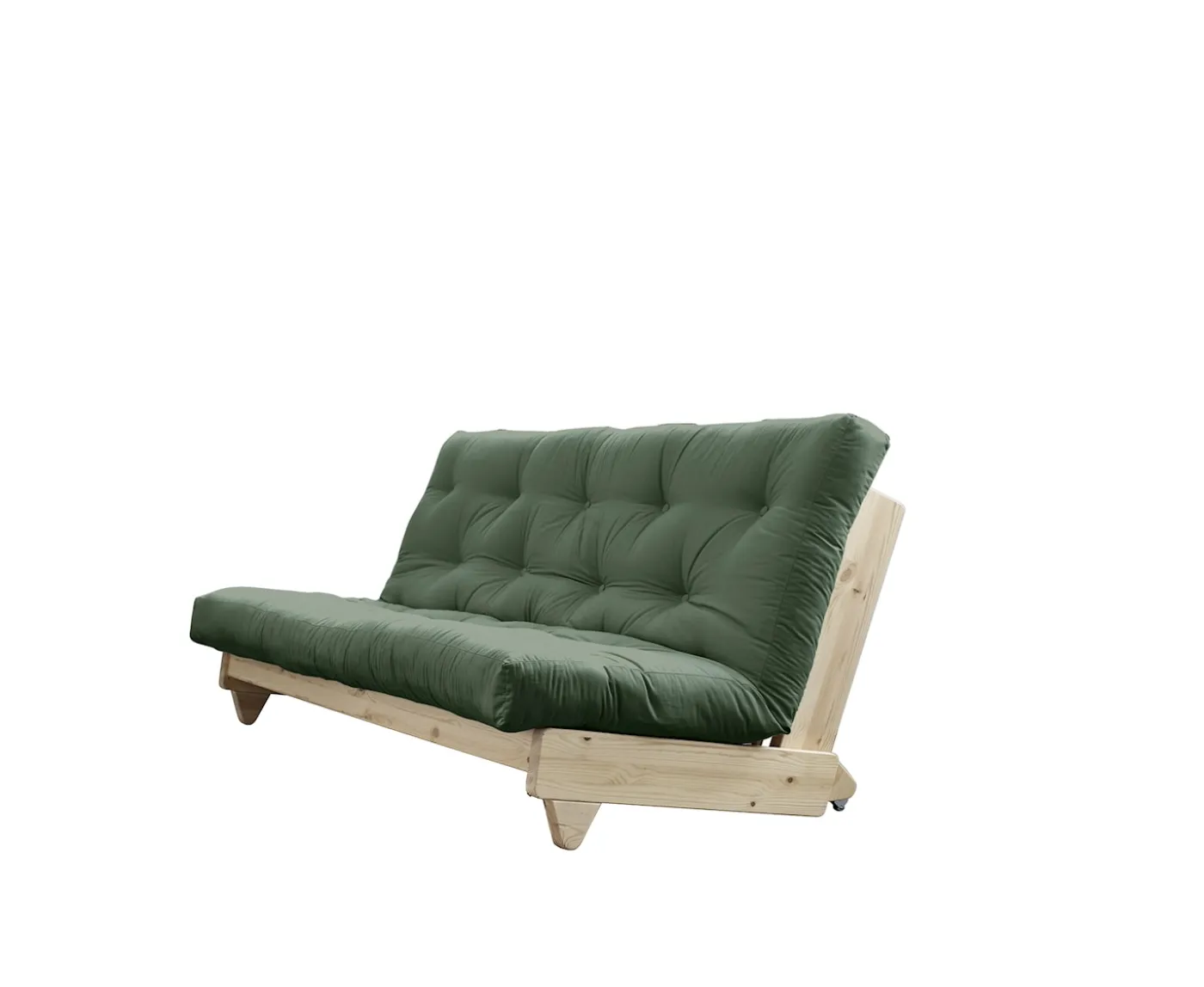 Karup Design Fresh Bäddsoffa Natur/Olive Green 200cm