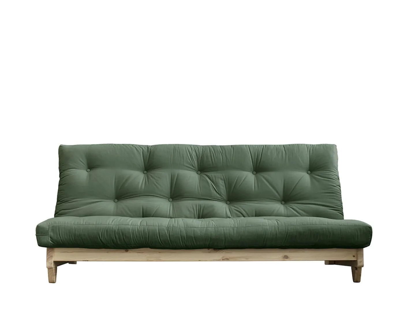 Karup Design Fresh Bäddsoffa Natur/Olive Green 200cm