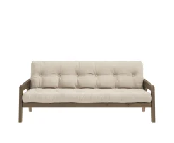 Karup Design Grab Bäddsoffa Brun/Beige 204cm