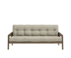 Karup Design Grab Bäddsoffa Brun/Linen 204cm