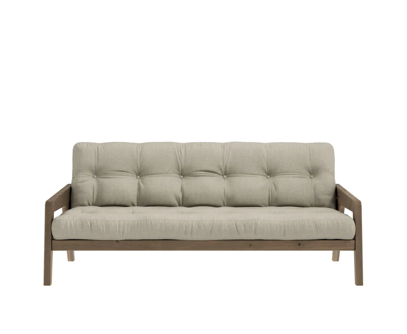 Karup Design Grab Bäddsoffa Brun/Linen 204cm