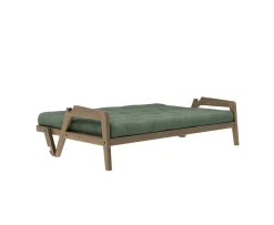 Karup Design Grab Bäddsoffa Brun/Olive Green 204cm
