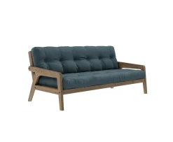 Karup Design Grab Bäddsoffa Brun/Petrol Blue 204cm
