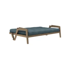 Karup Design Grab Bäddsoffa Brun/Petrol Blue 204cm