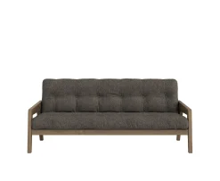 Karup Design Grab Bäddsoffa Carob Brown Lacquered/Mellow Brown 204cm