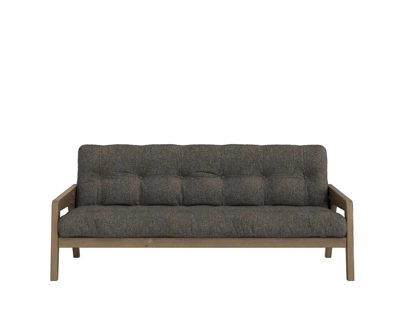 Karup Design Grab Bäddsoffa Carob Brown Lacquered/Mellow Brown 204cm