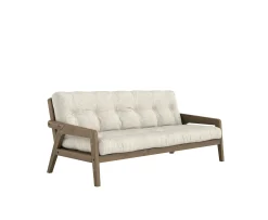 Karup Design Grab Bäddsoffa Carob Brown Lacquered/Soft Chalk 204cm