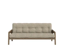 Karup Design Grab Bäddsoffa Carob Brown Lacquered/Warm Sand 204cm