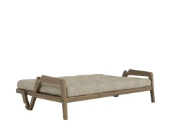 Karup Design Grab Bäddsoffa Carob Brown Lacquered/Warm Sand 204cm