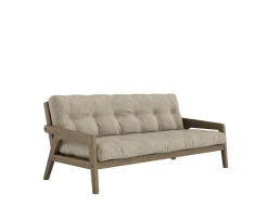 Karup Design Grab Bäddsoffa Carob Brown Lacquered/Warm Sand 204cm