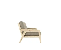 Karup Design Grab Bäddsoffa Clear Lacquered/Warm Sand 204cm