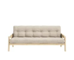 Karup Design Grab Bäddsoffa Natur/Beige 204cm