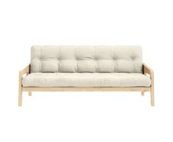 Karup Design Grab Bäddsoffa Natur/Linen 204cm