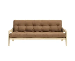 Karup Design Grab Bäddsoffa Natur/Mocca 204cm
