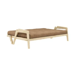 Karup Design Grab Bäddsoffa Natur/Mocca 204cm