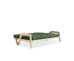 Karup Design Grab Bäddsoffa Natur/Olive Green 204cm