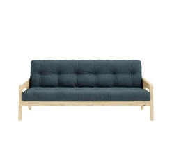 Karup Design Grab Bäddsoffa Natur/Petrol Blue 204cm