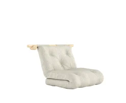 Karup Design Hooked Bäddfotölj Raw Soft Chalk 75x200