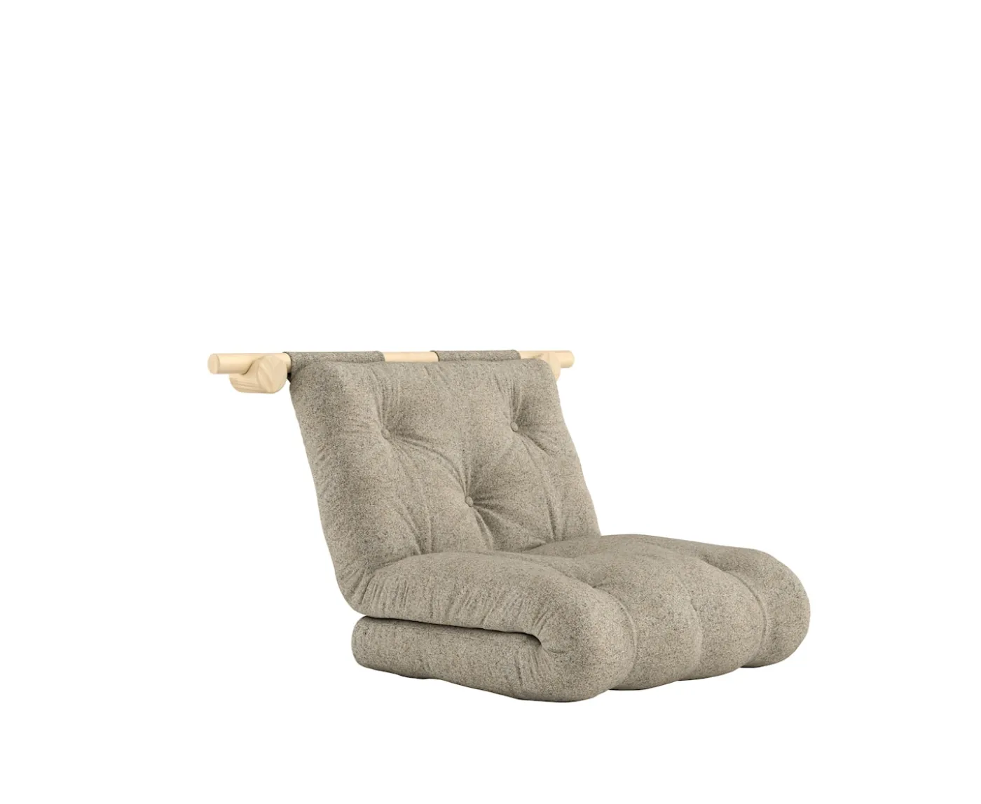 Karup Design Hooked Bäddfotölj Raw Warm Sand 75x200