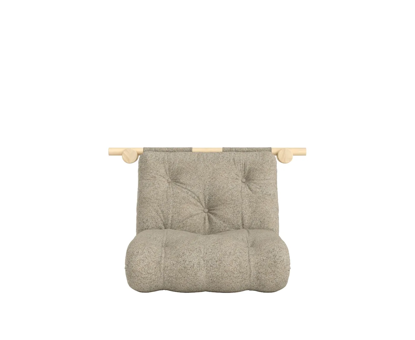 Karup Design Hooked Bäddfotölj Raw Warm Sand 75x200