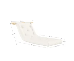 Karup Design Hooked Bäddsoffa Natur/Natural 75x200