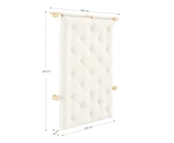 Karup Design Hooked Bäddsoffa Raw Soft Chalk 135x200