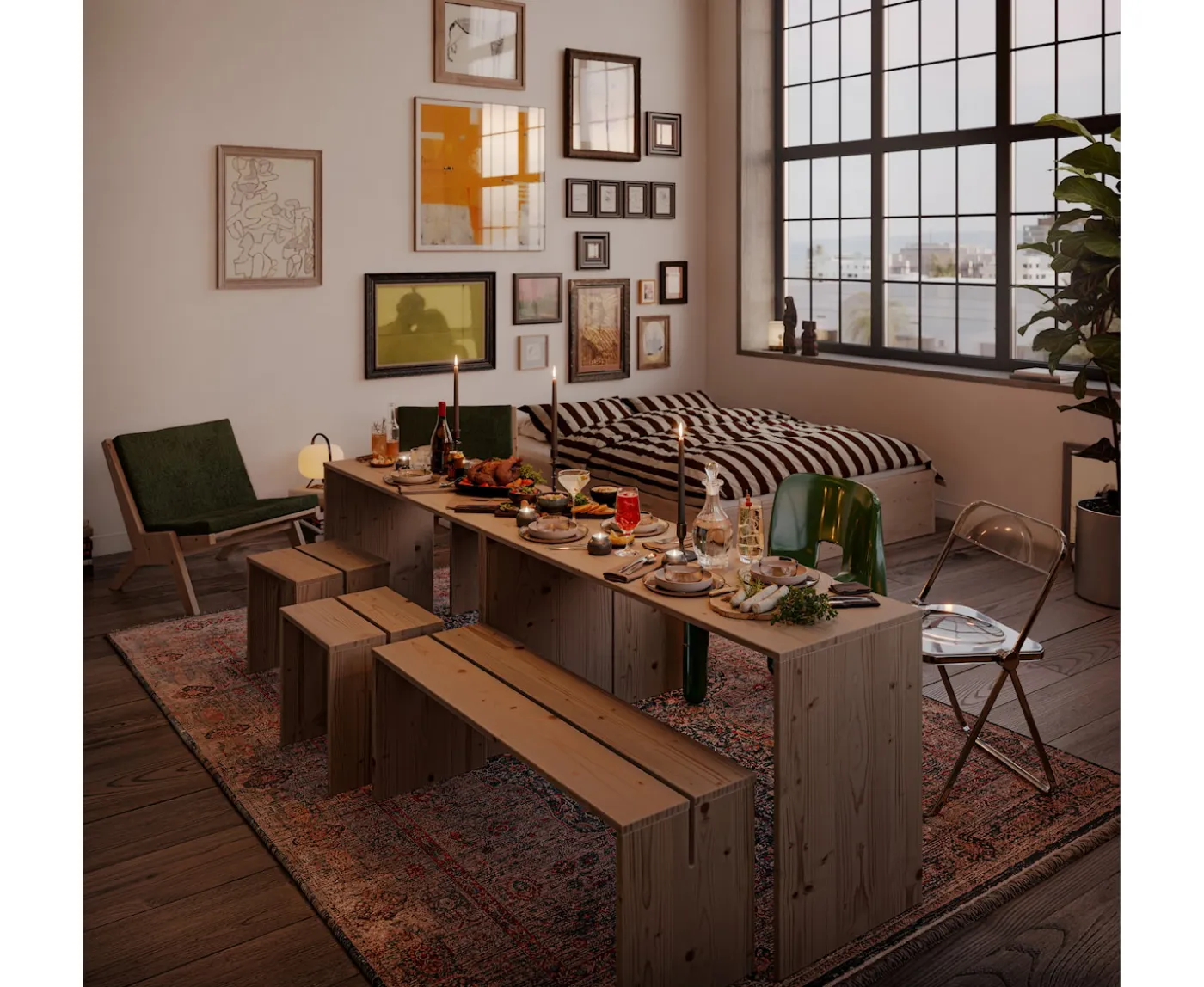 Karup Design Join-in Bänk Natur