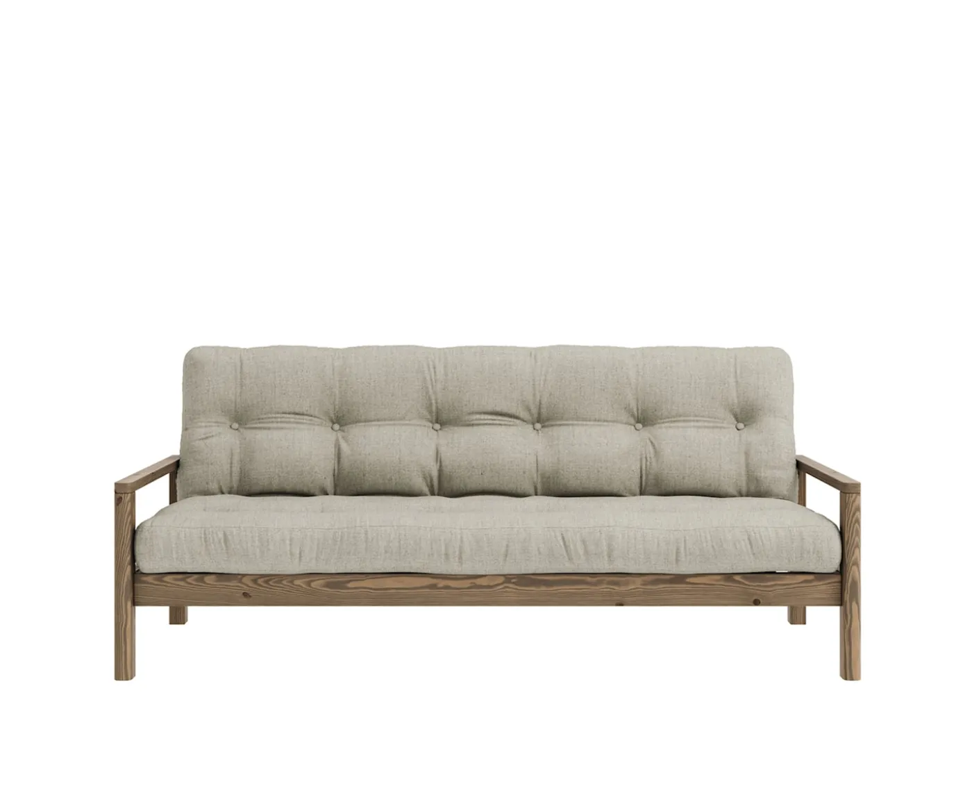 Karup Design Knob Bäddsoffa Brun/Linen 190cm