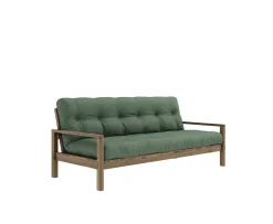 Karup Design Knob Bäddsoffa Brun/Olive Green 190cm